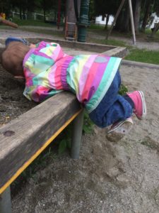 Voller Einsatz auf dem Spielplatz